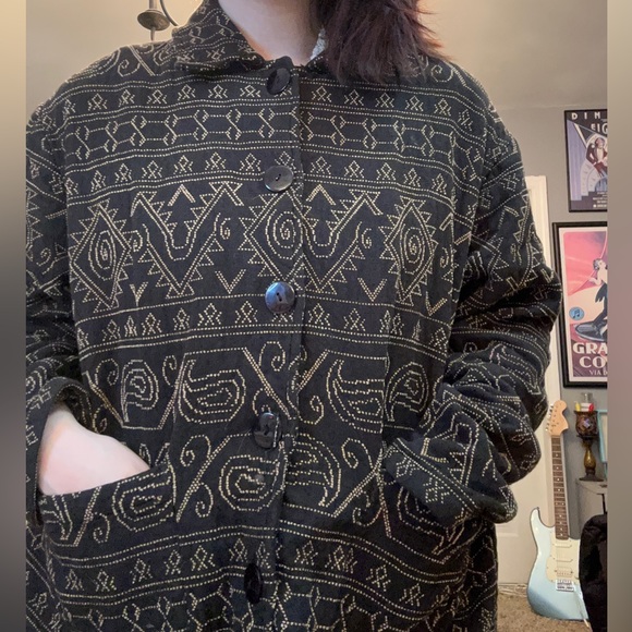 Unique Patterned Jacket Size M/L - Picture 2 of 2